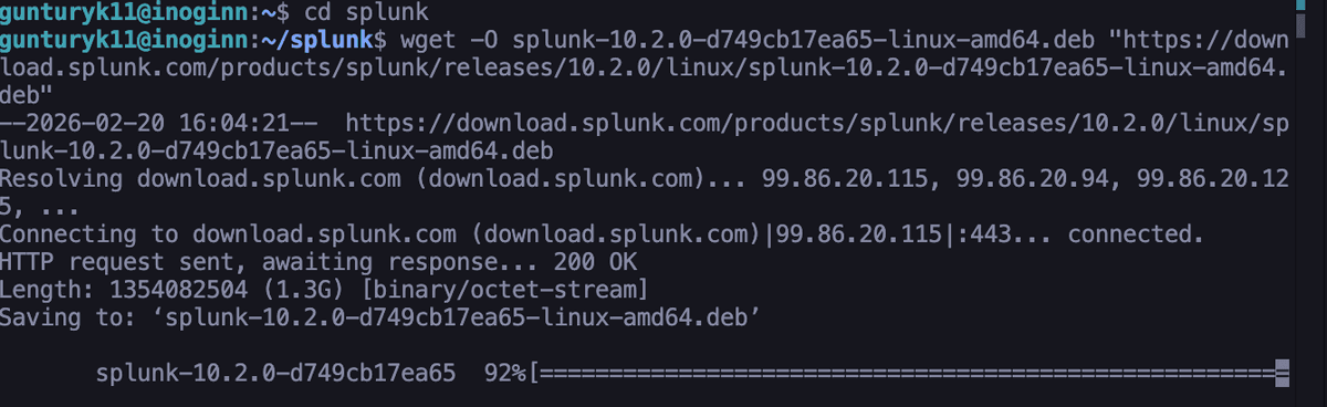 wget Splunk